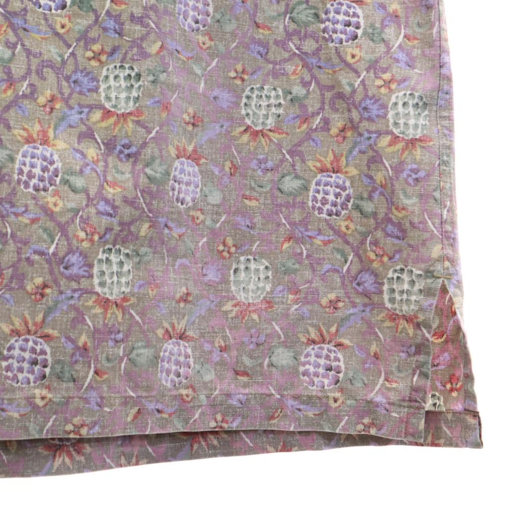 ONO & COMPANY by LIBERTY HOUSE 90er 00er Old Reverse Print Ananas Muster Kurzarm Button-down Alohahemd Herren Gebraucht