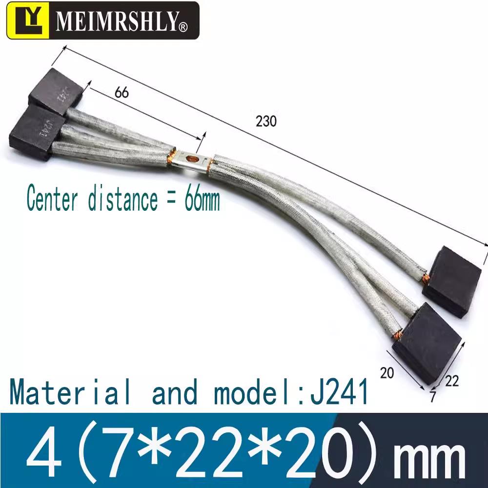 Forklift Parts: Double-Link Tailboard Brush, Medium Power Oil Pump Motor, Wear-Resistant Carbon Brush.