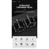 WEST BIKING 3 High-Speed Bearing Pedals Carbon Fiber Spindle Tube Aluminum Alloy Platform Pedals MTB Anti-Skid Lightweight Parts