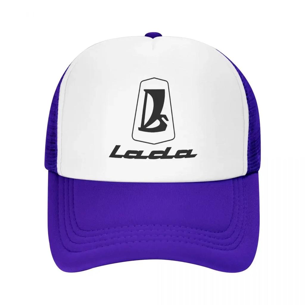 Lada Soviet Union Car Cccp Kopeyka Ussr Vaz Baseball Cap Trucker Hats Breathable Splicing