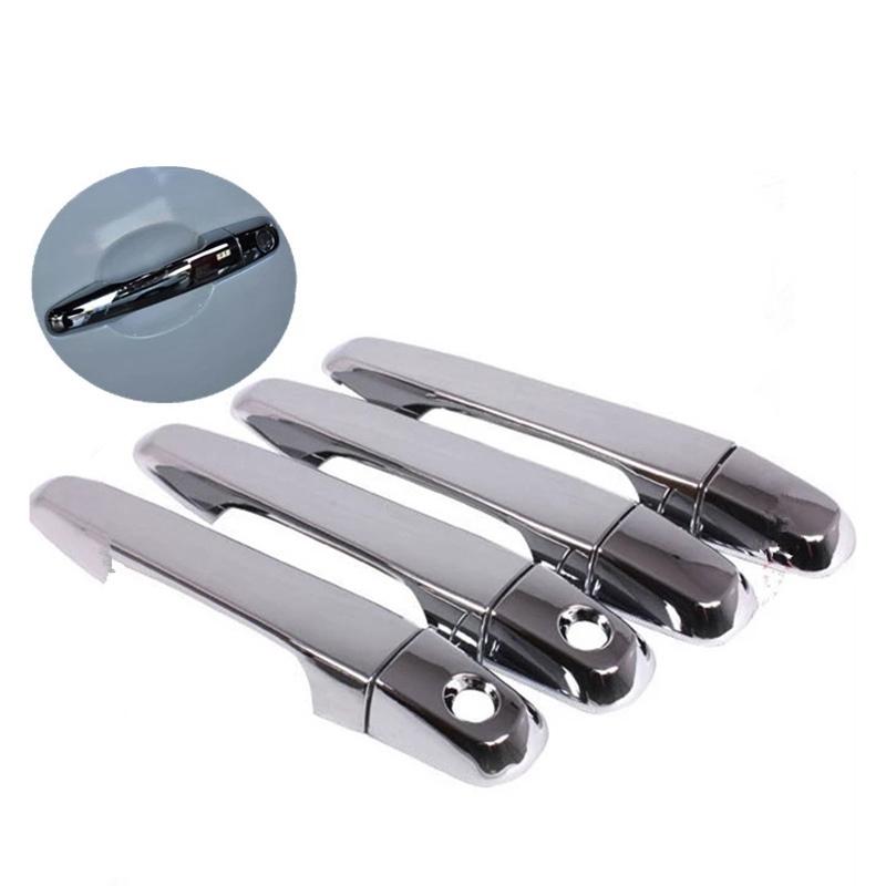 8Pcs for Mitsubishi L200 Triton Pickup 2006-2014 Chrome Door Handle Cover Trim
