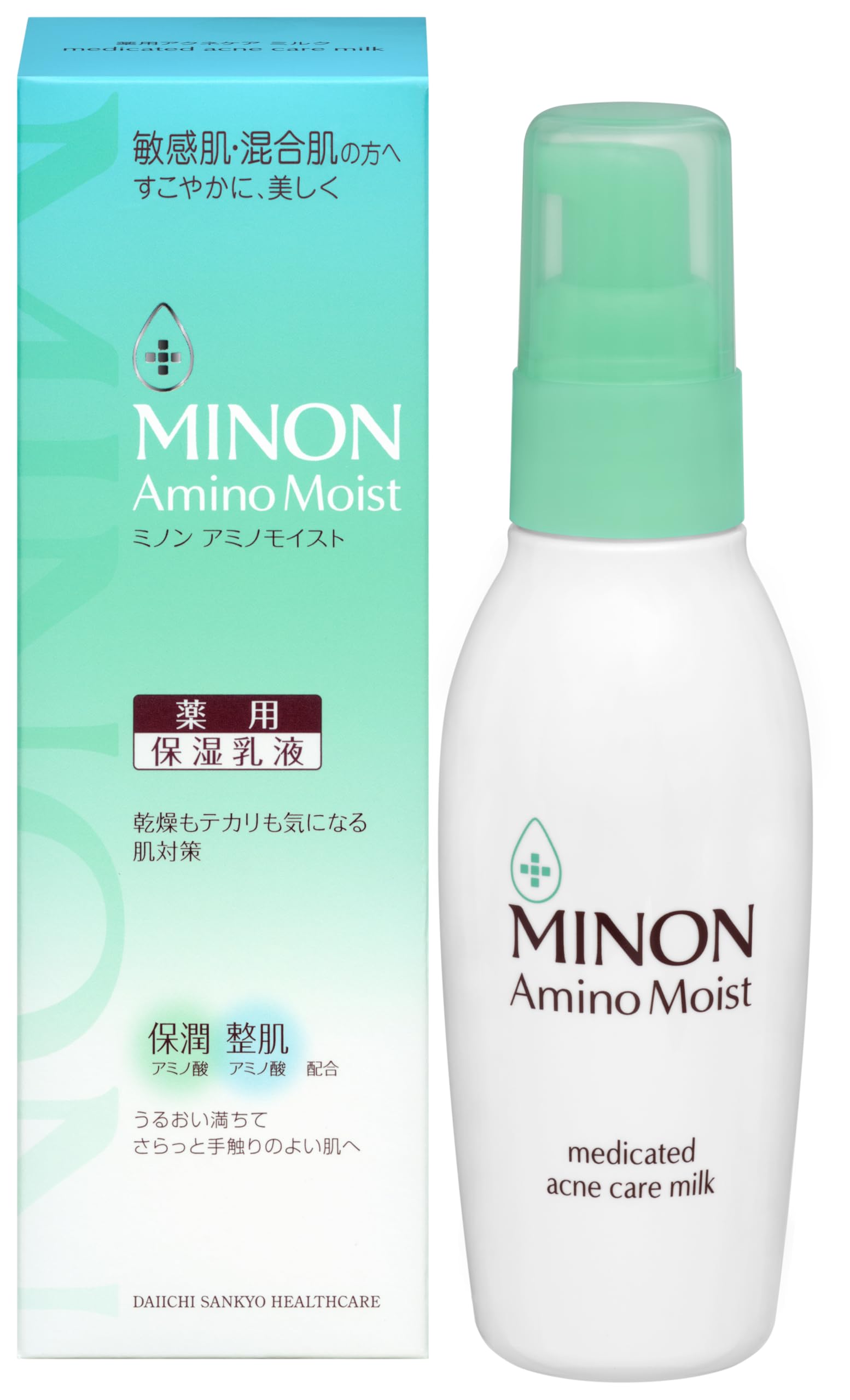 

Minon Amino Moist Medicated Acne Care Milk с образцом 100 г Увлажняющая эмульсия Предотвращает огрубение кожи и появление прыщей [Чувствительная кожа/комбинированная кожа] белый