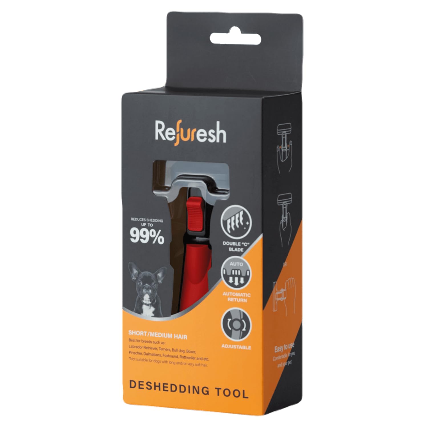 Refuresh Pet Brush Patented Hair Removal