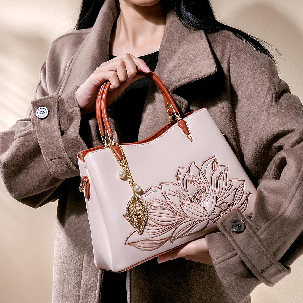 New Chinese Mother'S Day Send Mom Wedding Bag Bridal Bag High-End Atmospheric Embroidery Medium And Niche Women'S Bag