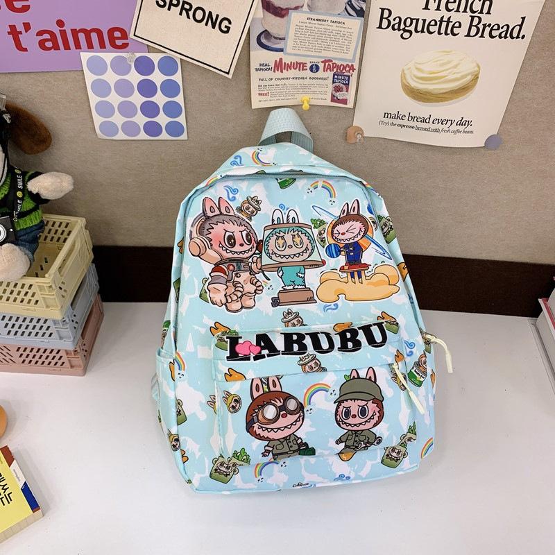 School Bag Backpack Children's Bag LABUBU Elementary School Backpack Girl Boy School Backpack 6 Colors