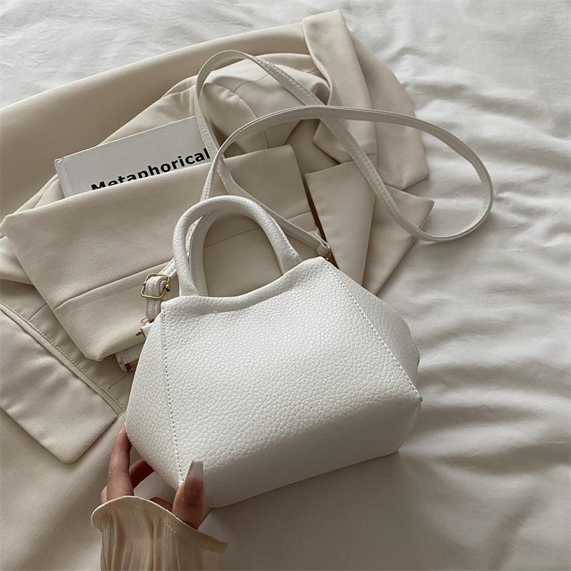 Bolsa de Cubo de Agua Portátil Simple con Apariencia Moderna y Elegante, Bolso Cruzado de Hombro Único para Mujer