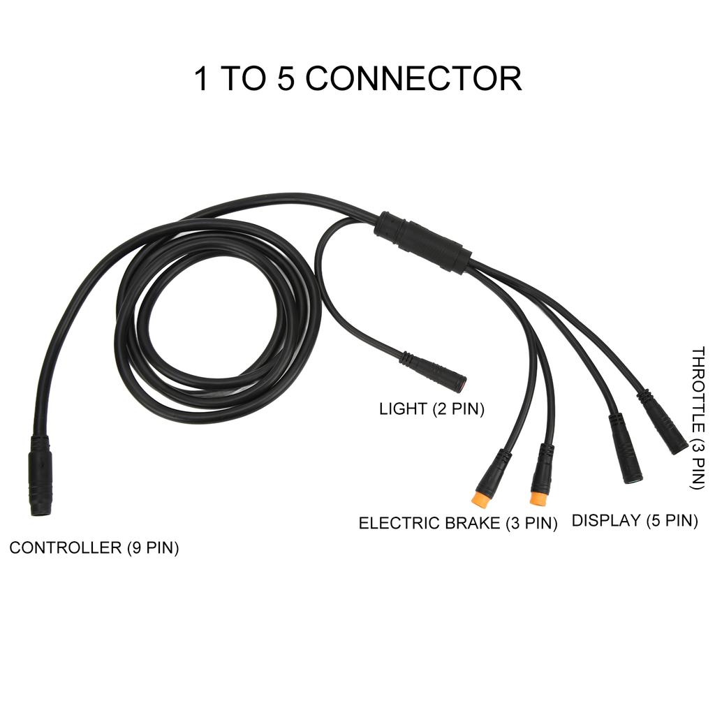 15A Electric Bicycle Bike Controller Scooter Brushless Controller 5 Gear Control 36V/48V 250W Motor Waterproof Controller Kit