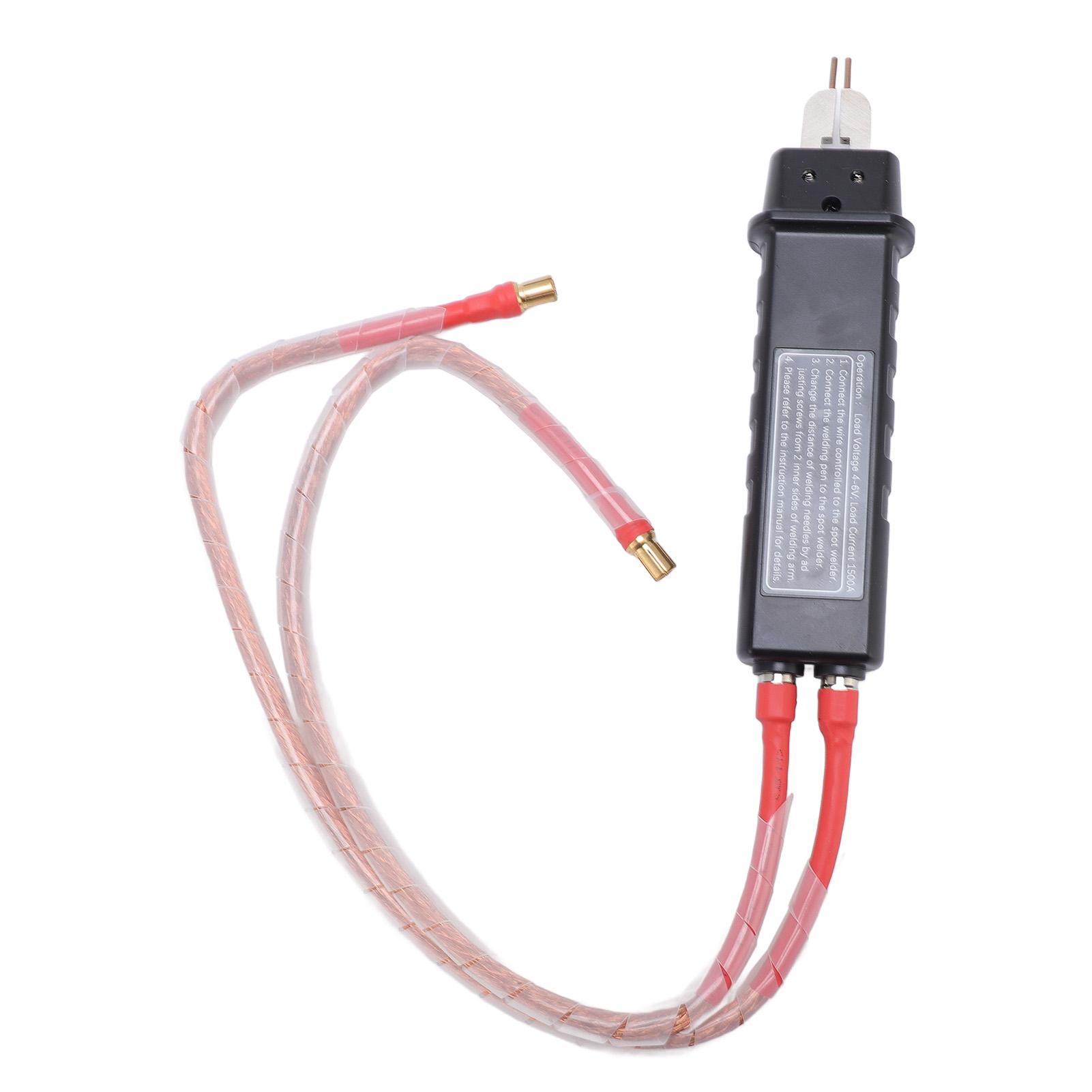 

Ручка для точечной сварки 1600A, высокомощная медная проволока, самодельная регулируемая ручная ручка для точечной сварки на аккумуляторе O-type plug