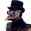 EnergyPower Plague Mask Grade Handmade Halloween Party Plague Doctor Birdman Mask Medieval Protective Mask Replica Beak Mask Grim Reaper Devil Alien