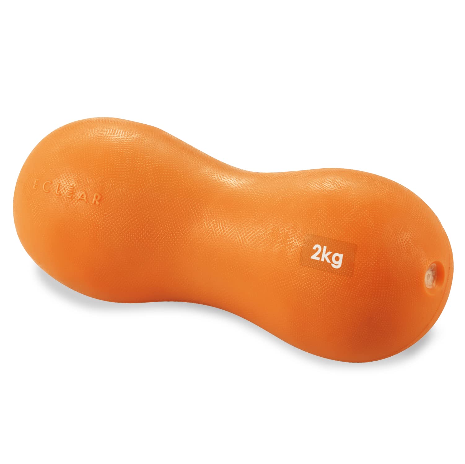 

ELECOM Soft Dumbbells, ECLEAR SPORTS, Strength Training, 2kg, Shock Absorbing, Sand Weights, Orange, HCF-DBY20DR