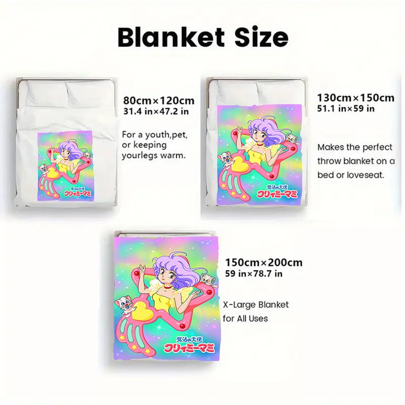 Magical Angel 2D Flat Pattern Flannel Blanket High quality All Seasons Warmth and Comfort Perfect for Christmas Gifts.MMT0918295