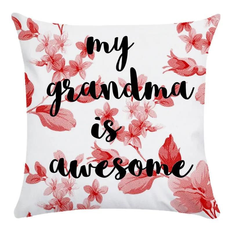 

Мода Домашний Декор День Матери Узор Письма Наволочка для Подушки-Игрушки Чехол для Подушки для Сиденья Офисного Кресла 66x66cm бордовый