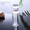 MRSIKEY Smart Temp Display Double-Layer Glass Tea Infuser Bottle