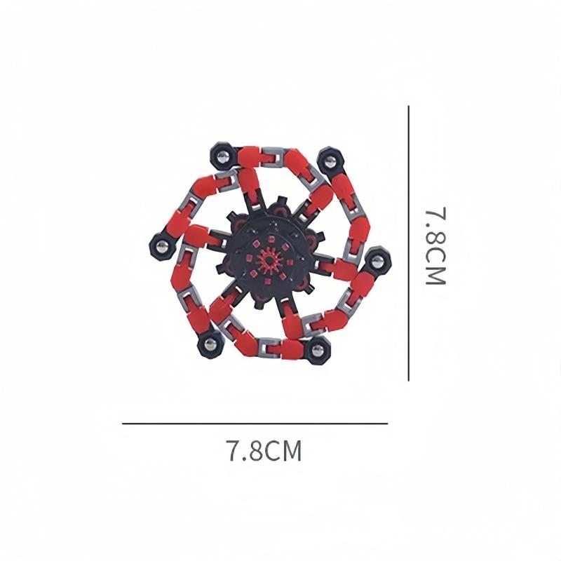 4PCS Transformable Fidget Spinners for Kids and Adults Stress Relief Sensory Toys for Boys Girls Finger Gyro Decompression Toy