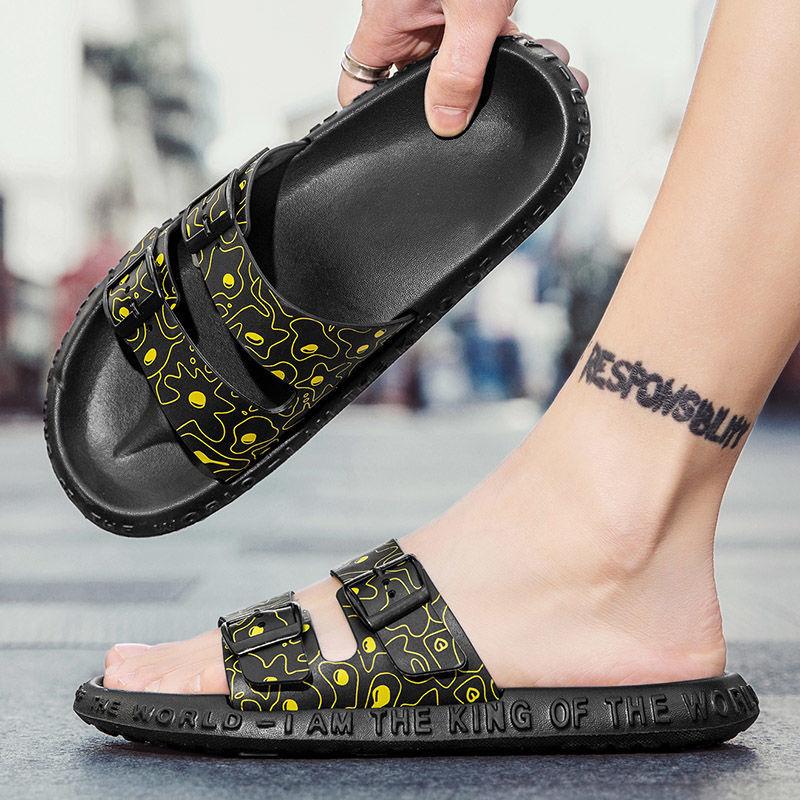 Herre Sommer Sklisikre Tøfler Trend Mote Utendørs Strand Sandaler Herre Hjem Baderom Sklisikre Tøfler
