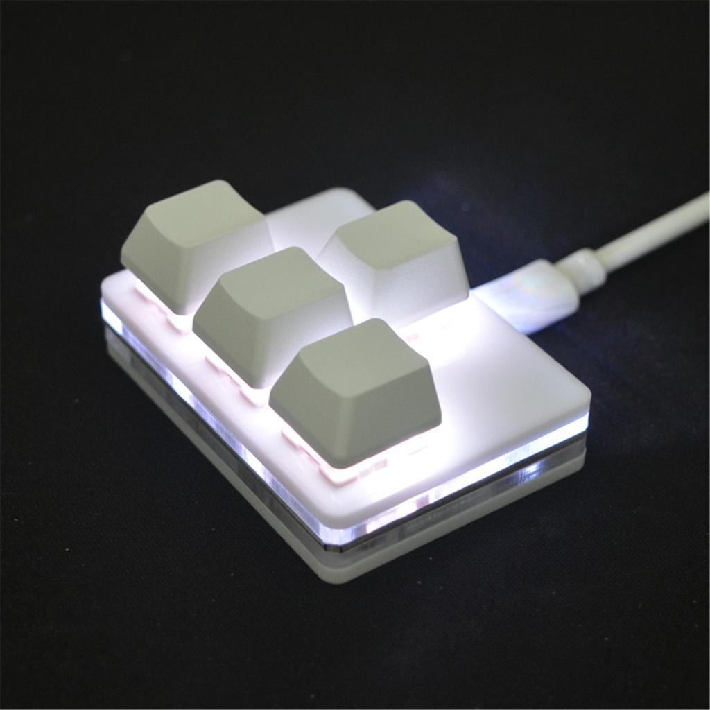 4-Key Keypad WASD Arrows Key Keycaps Keyboard One-Handed Mechanical Gaming Keypad Programmable USB Customized Keyboard