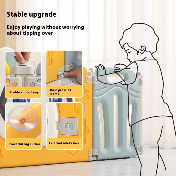 Climbing Mat Baby Game Fence Living Room Floor Crawling Mat Children Baby Anti-drop Folding Fence Guardrail