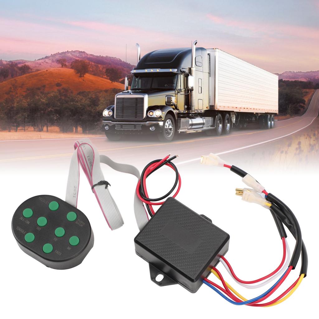 Car Horn Controller Enhance Sound Effect DC 12V 24V Stable Performance Easy To Operate for Vehicles