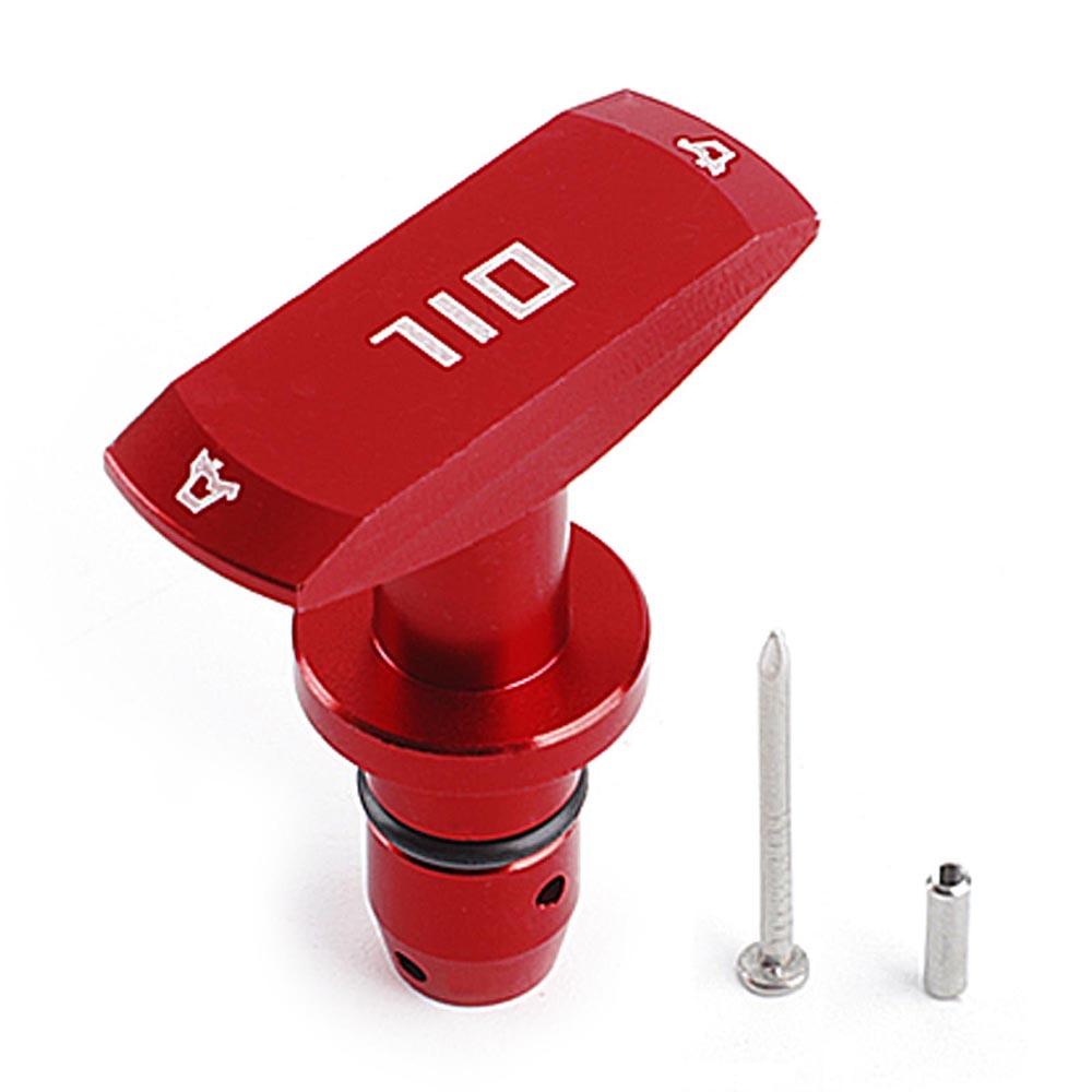 Universal Car Oil Dipstick Pull Handle Engine Oil Pullhandle Aluminum Billet Auto Replacement Modification Decoration