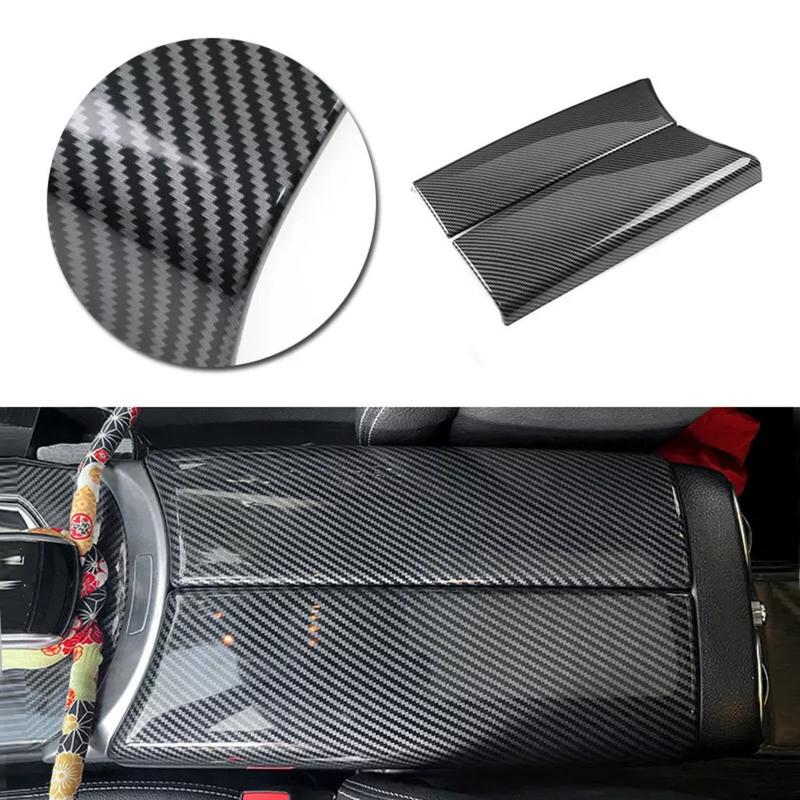 For Original Console Console Armrest Cover For Mercedes W205 X253 Armrest Box Cover Carbon Black Stylish Design