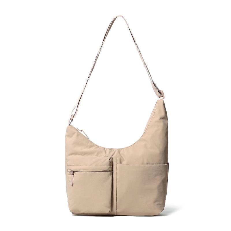 Multi-Pocket Sports Crossbody Bag Large Capacity Student Class Commuter Shoulder Bag