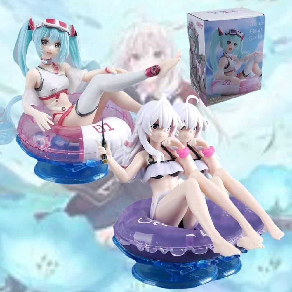 Anime Charakter Schwimmring Ornament Hexe auf Reisen PVC Figur Mikus Badebekleidung 13cm