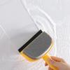 2 In 1 Window Cleaning Tool Squeegee Sponge Scrubber Scraper Cleaner Brush for Shower Door Bathroom
