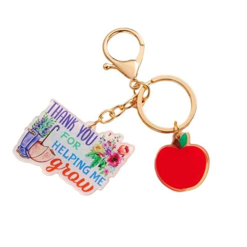 Брелок для учителя Подарки учителю Брелок Подарок учителю Брелок Спасибо Брелок-ключница Ювелирные изделия Подарки