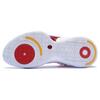 Li Ning SONIC Ultra Cushioning Slip Resistant Abrasion Resistant Mid Top Basketball Shoes Men's White Red ABAS145-9