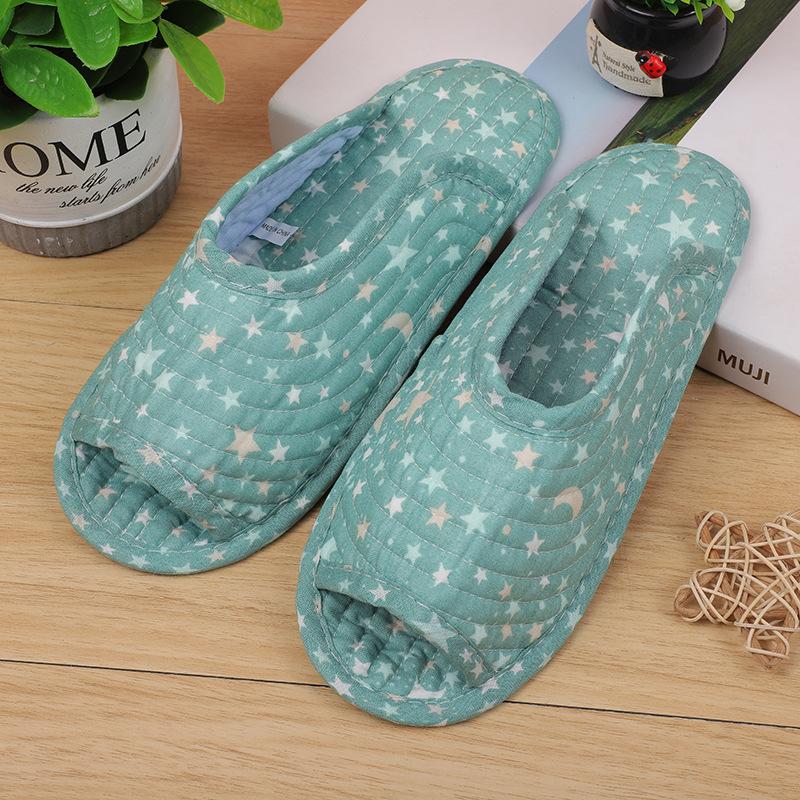 Fashion Women's Indoor Slippers, Spring and Autumn Soft Cotton Slippers, Women's Retro Floral Home Bedroom Slippers Mix Order