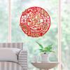 Red Spring Festival Door Stickers 3D Fuzi Door Sticker Wall Window Glass Stickers  Door