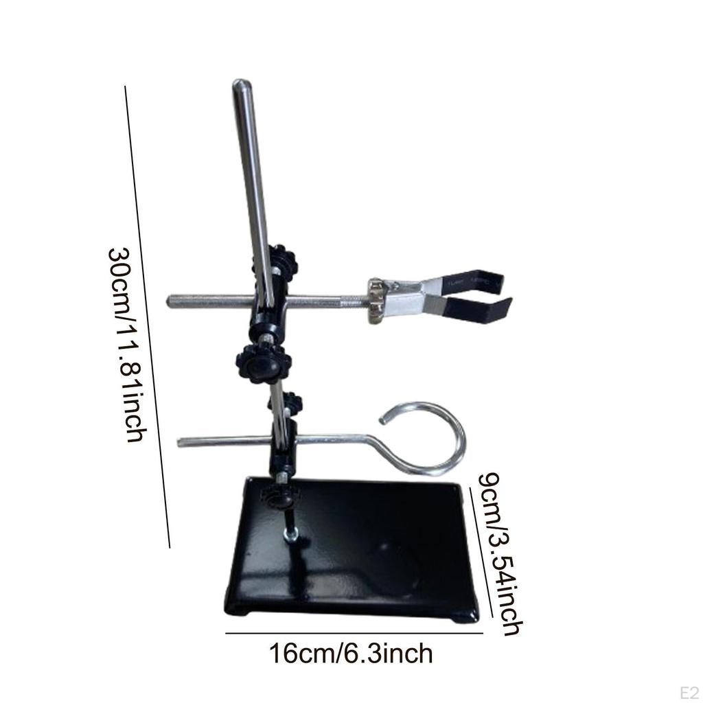 Lab Stand Support Iron Base Metalware Set with Project Chemistry Science Experiment