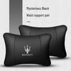 Maserati Car Headrest Neck Pillow & Lumbar Cushion for Ghibli, Quattroporte, Levante