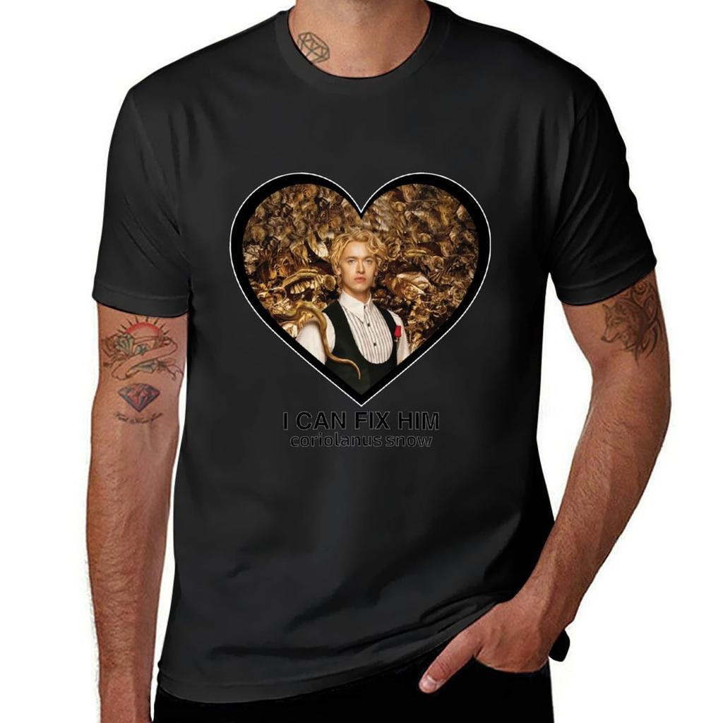 Coriolanus Snow I Can Fix Him Tshirt Sticker hunger games Tshirt Aesthetic clothing shirts graphic tees men clothings