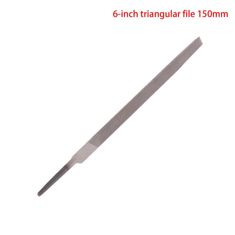 1/5Pcs 6 Inch Steel Files Set Flat/Round/Half Round/Triangle/Square For Metalworking Woodworking Steel Rasp File Flat