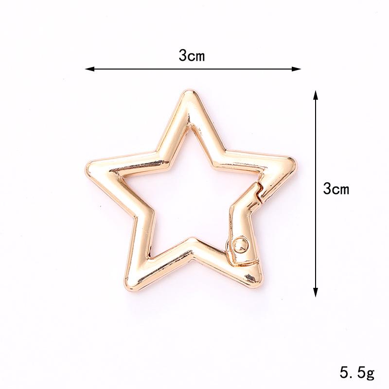 Yi Lian Schmuck Zinklegierung Herzplatte Schlüsselanhänger mit Karabinerverschluss
