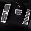 BBLB5 3Pcs Aluminum Alloy Car Accelerator Brake Pedal Cover Protector For BMW M3 M4 M5 G42 G30 G20 E39 E36 E87 E53 F44 F07 F34 G15 G16