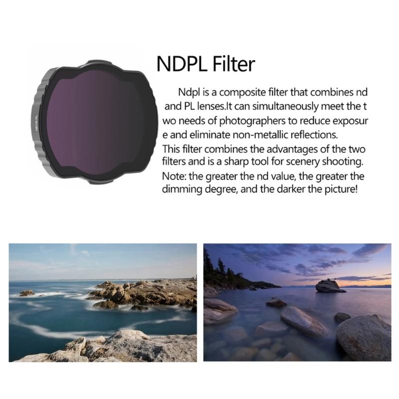 Filtre d'objectif pour caméra de drone Avata Protecteur Filtre d'objectif de caméra de cardan Haute transmission Filtre par-dessus l'objectif