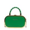 Trendy Pu Leather Small Square Shoulder Bag For Women With Stylish Lock Clasp