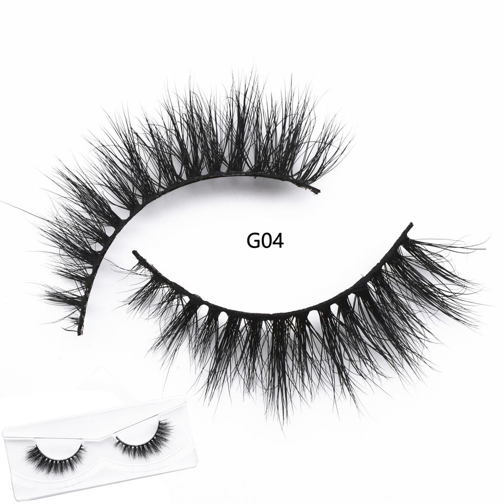 M62 Winged Mink Lashes Fluffy 3D Mink Eyelashes Natural Long Mink False Eyelashes Extension Mink Eyelashes Beauty Makeup Lashes