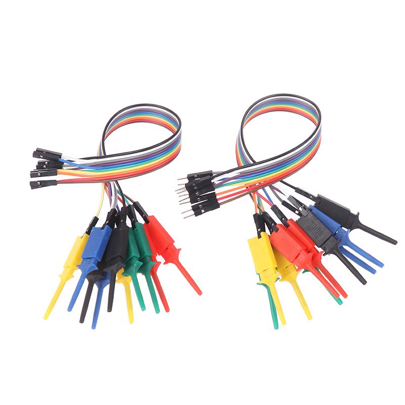 20Cm High Efficiency Test Hook Clip Logic Analyzer Cable Gripper Probe Test Clamp Kit For Chips Pins Connecting Testing
