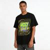 Y2K Style Holy Love Graphic Print T-shirt Retro Trendy Streetwear Unisex Casual Top Pure cotton T-shirt
