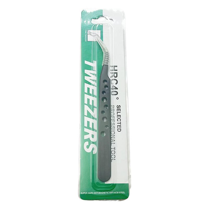 Manufacturer s Stainless Steel Japanese Precision Eyelash Tweezers Different Colors for Logo Volume Extension Eyelash Tweezers Pointed