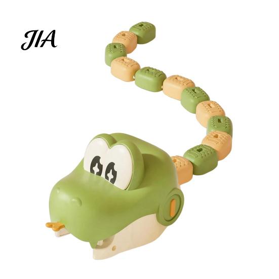 Kids Electronic Snake Toy 1/2 Sets RC Electric Magnetic Toy, Remote Control Eating Itself Competitive Party Game for Kids, Hands-Eye Coordination