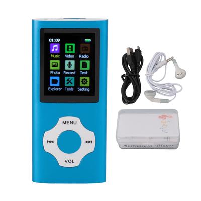 Lettore MP3 HiFi Lossless Ricaricabile Schermo TFT da 1,8 pollici Lettore musicale portatile con libro elettronico
