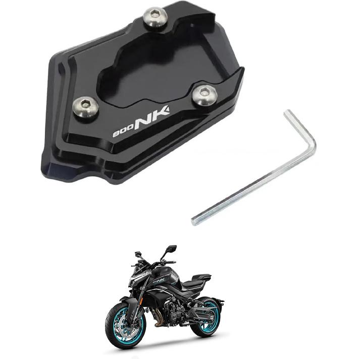 

Enlarged Side Stand Pad Pedal Kickstand Extention Compatible with CFMOTO 800NK 2024 2025,Aluminum,CNC-machined,Anodized,CFMOTO 800NK чорний