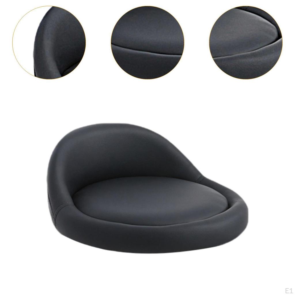 Bar Stool Chair Round with Low Backrest Seating Part Replacement Dia 38 cm Accessory