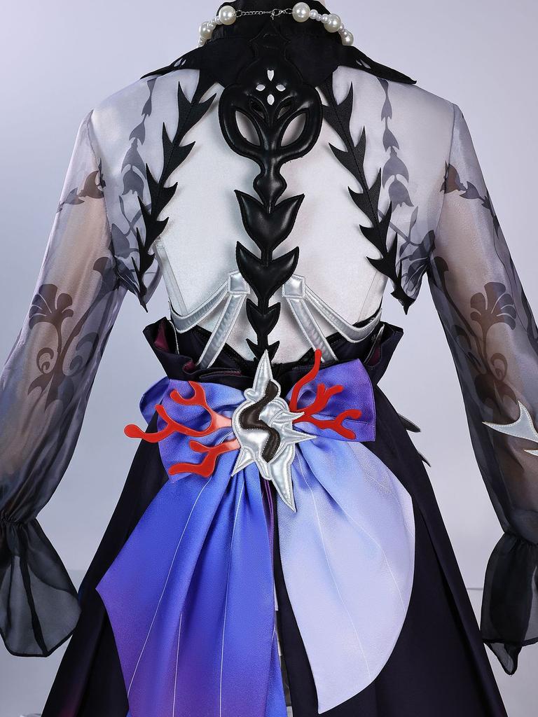 Game Honkai Start Rail Helektra Cosplay Costume Full Set With Accessories Helektra Cosplay Wig Outfit Uniform Dress