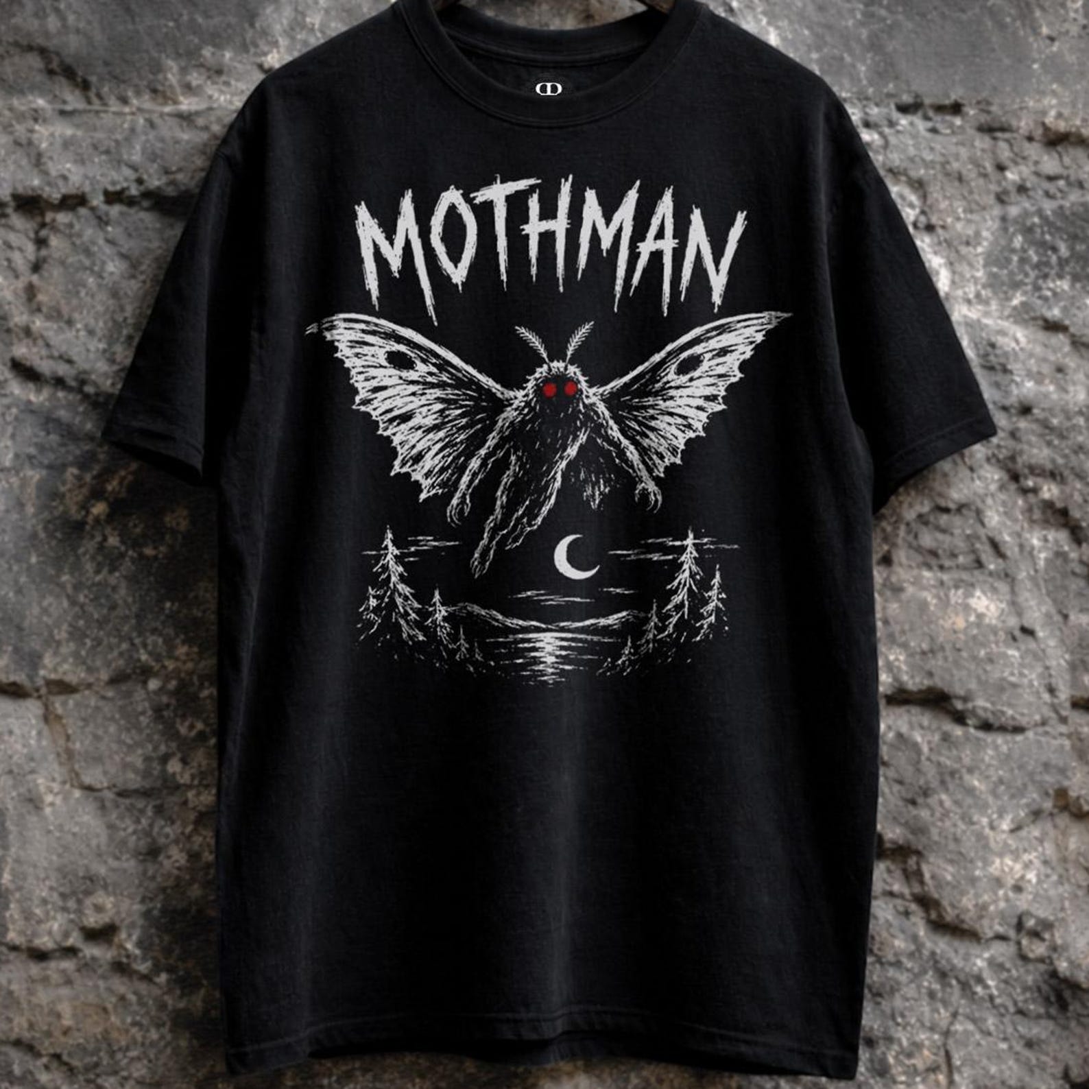 Mothman Shirt - Cryptid Cryptozoology Paranormal Graphic Tee 4XL
