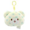 Genuine Sanrio Marumofubiyori Bear Cinnamoroll Plush Toys Keychain Kawaii Small Pendant Keyring Kids Stuffed Toys Birthday Gifts